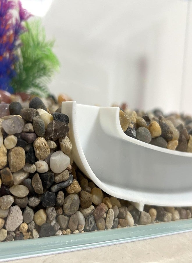 HIERYAN Aquarium Tunnel Shelter Tube, Fish Shrimp Cave Hideout for Aquariums, Acrylic Fish Viewing Tunnel, Shrimp Habitat Tube -White 7.8" X 1.8" X 1" - Image 5